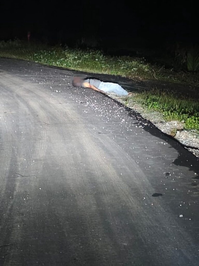 Image from: Mayat lelaki dipercayai mangsa bunuh dijumpai di tepi jalan